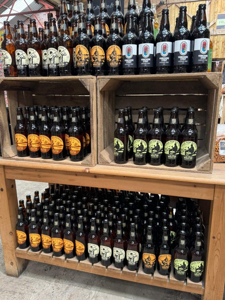 Beadlam Grange selection of local Yorkshire beers near Low Costa Mill