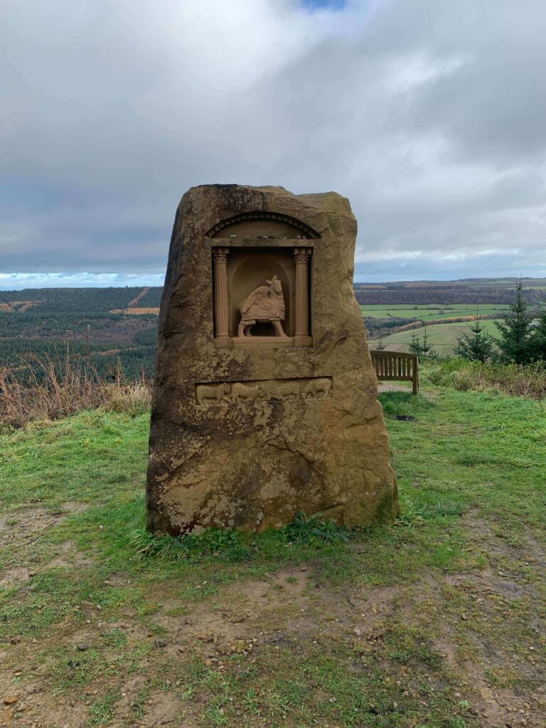 Winged Sheep at Dalby Forest