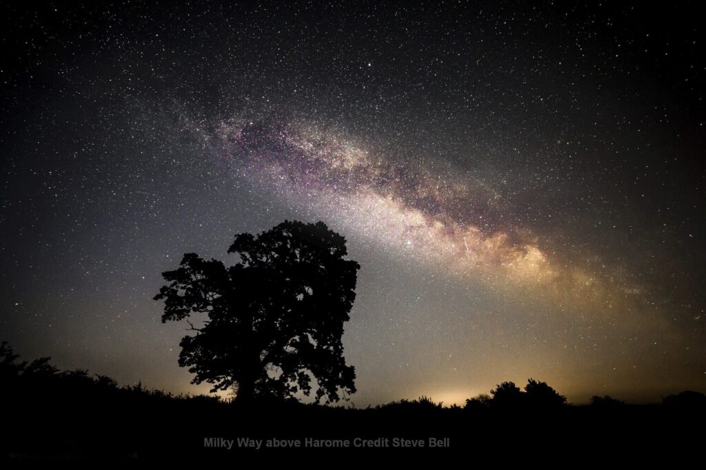 Milky Way above Harome Credit Steve Bell