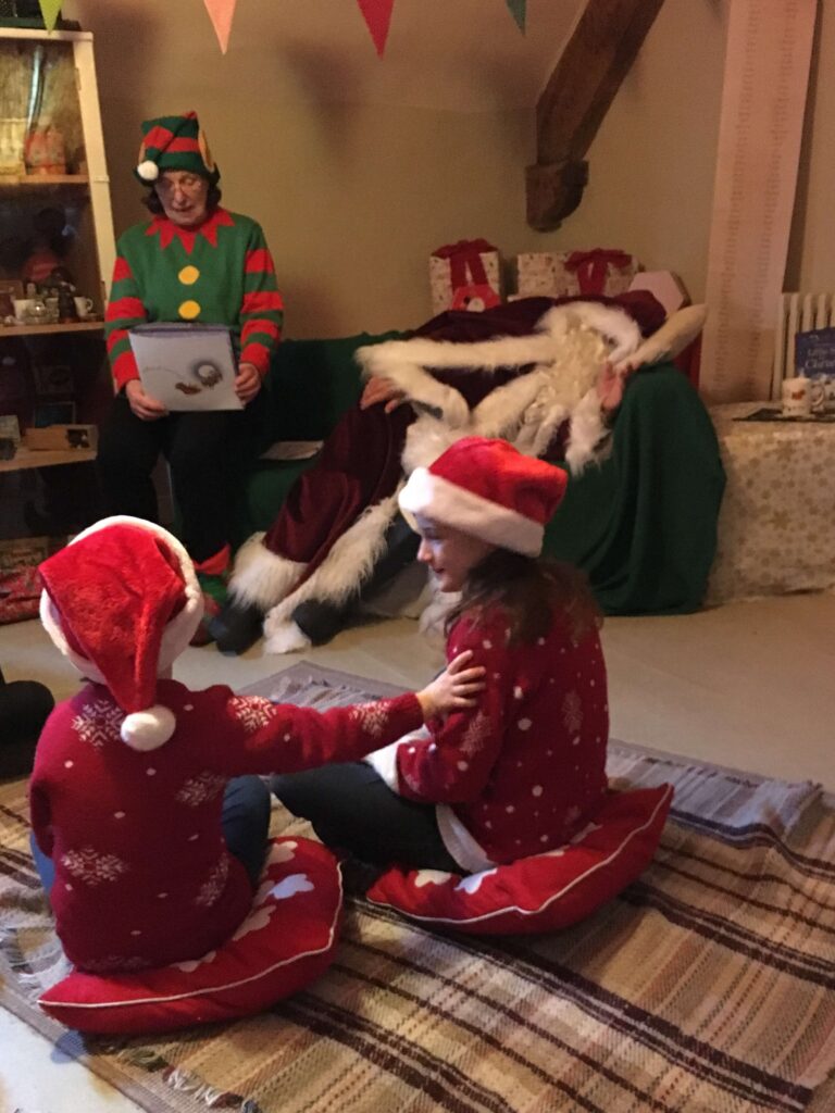 Visiting Father Chrismtas