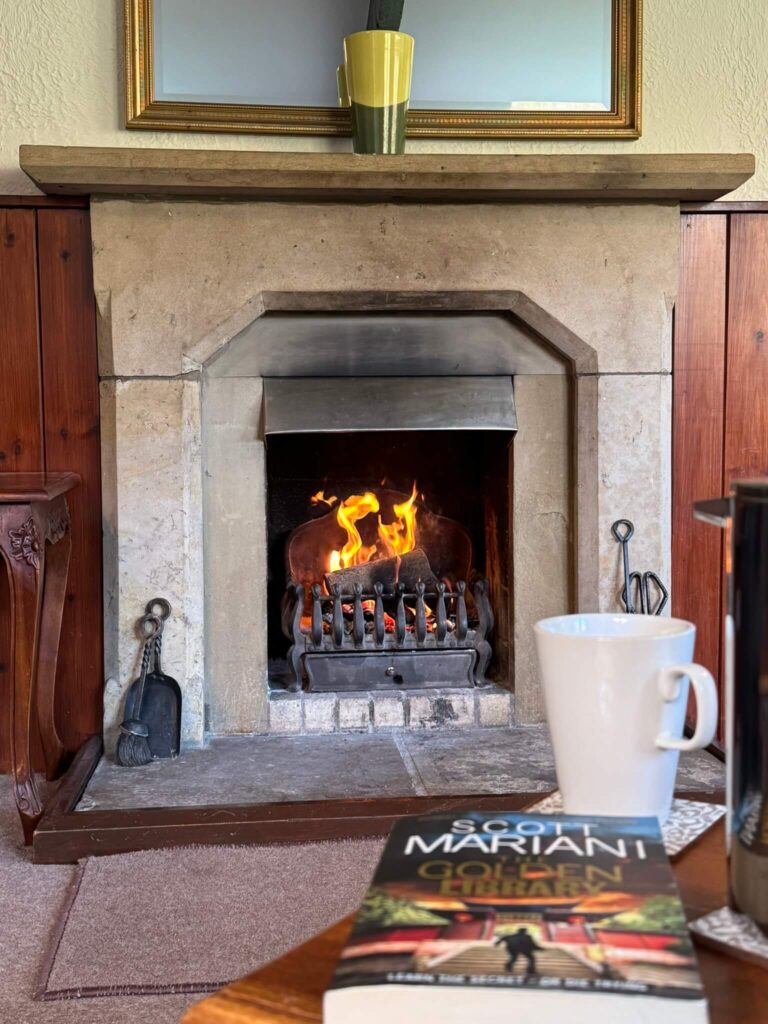 Harvester Cottage Lounge with open fire