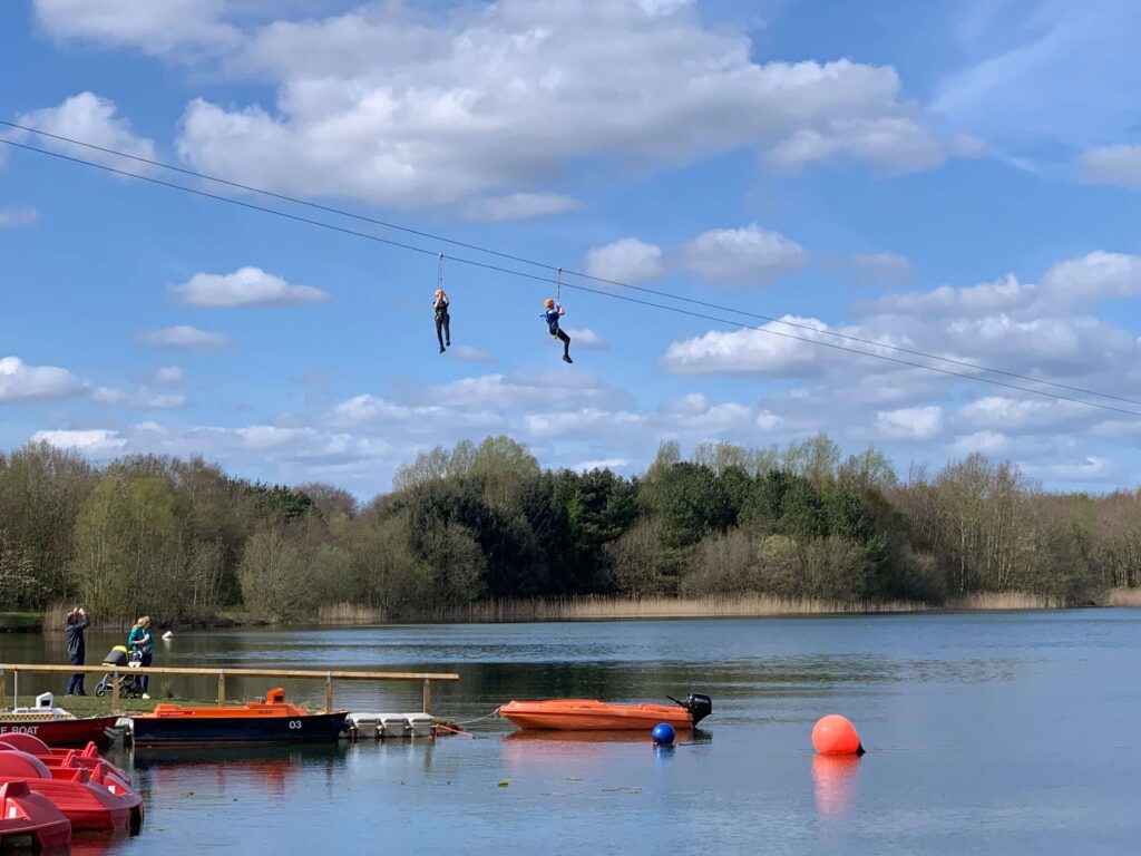 North Yorkshire Water Park Zipline