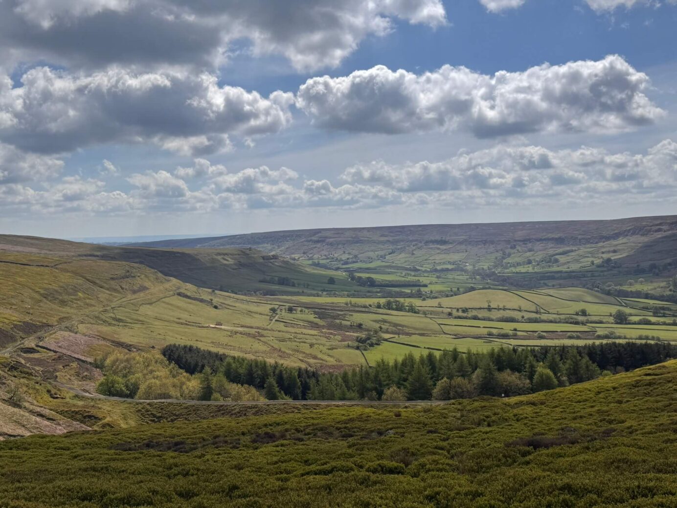Views across the Rosedale valley