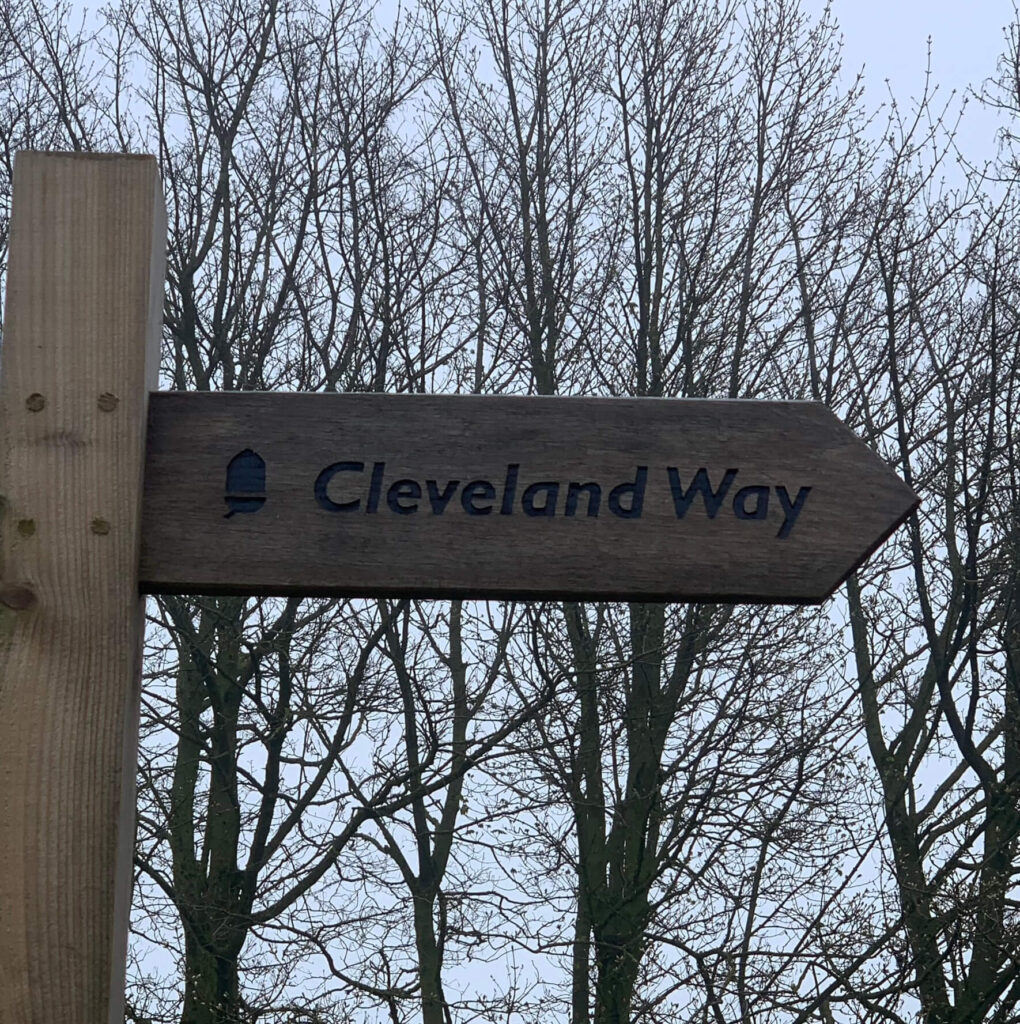 Cleveland Way signage