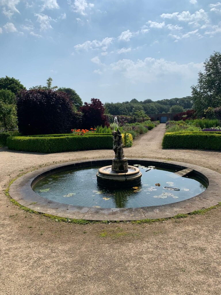 Fountain at Helmsley Walled Garden