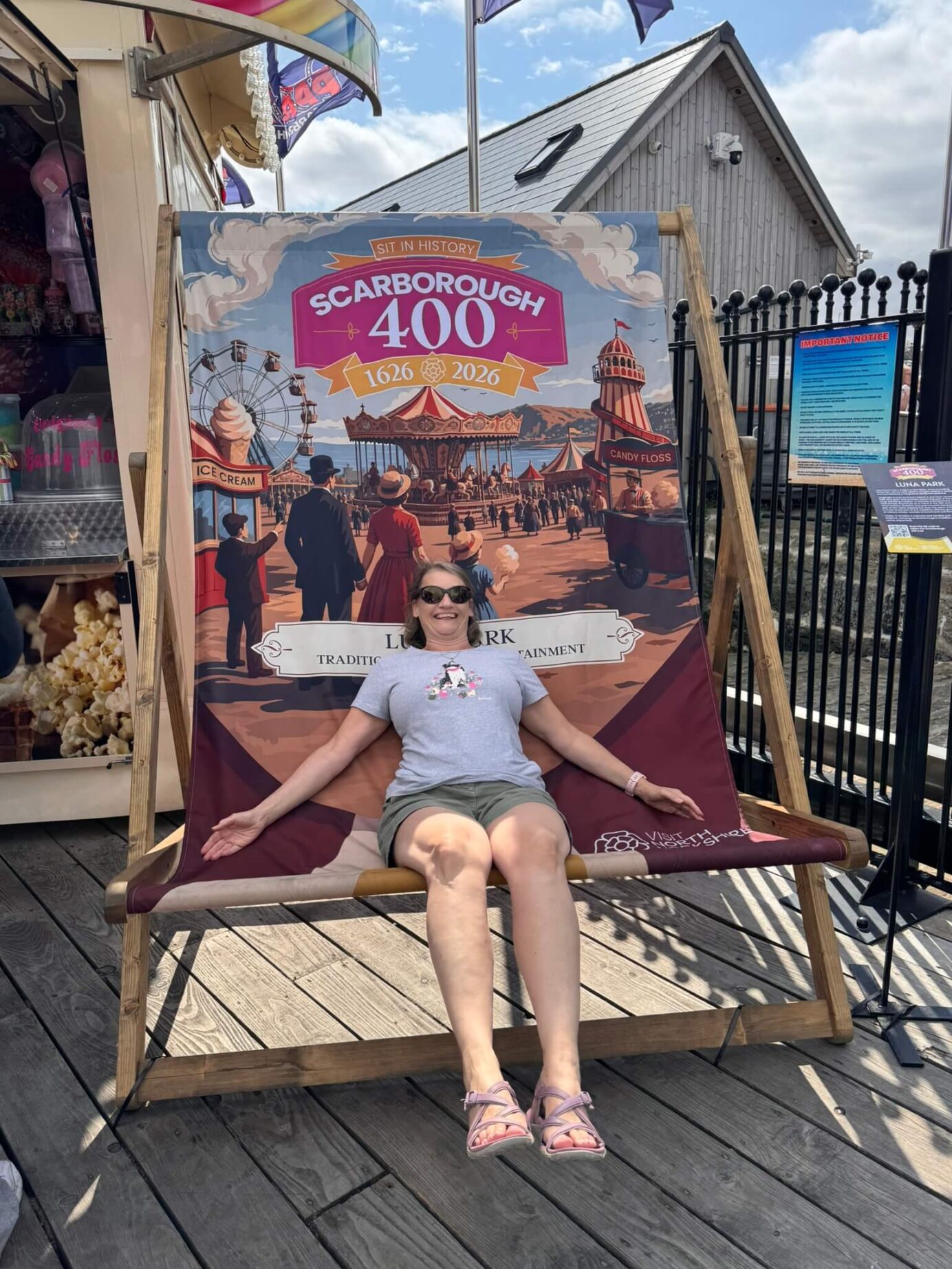 Giant Deckchair at Luna Park