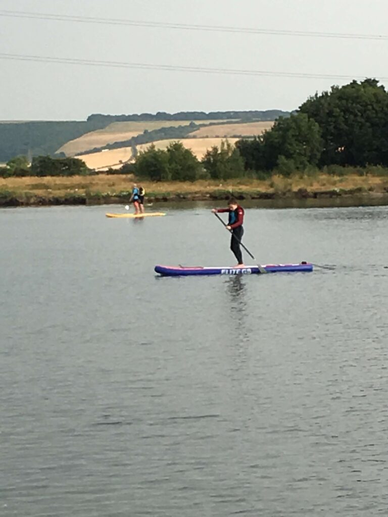 Paddleboarding at Wykeham Lake